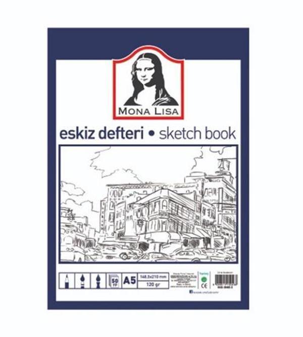 Mona Lisa Eskiz Defteri A5 50 Yaprak - 2 adet - Image 1