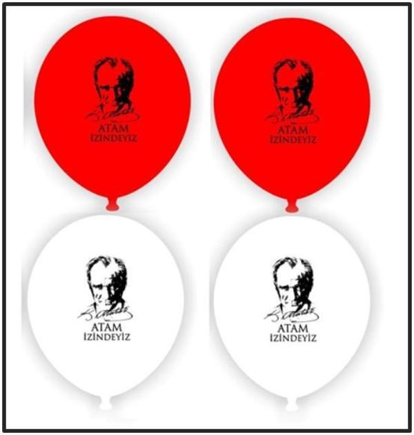 Party Marty Balon Atalı 100Lü - Image 1