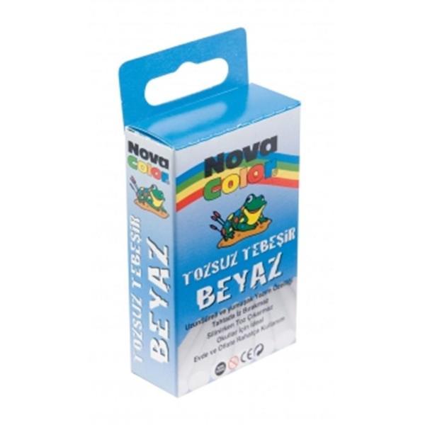 Nova Color Tebeşir Beyaz 10Lu - 3 paket - Image 1