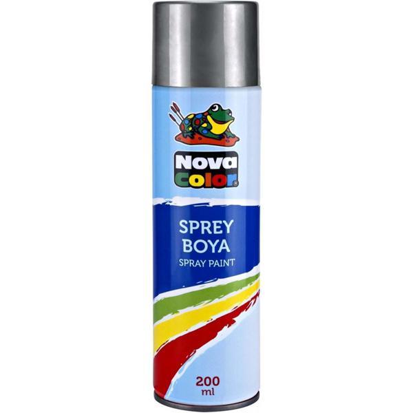 Nova Color Sprey Boya Gümüş 200 ml - 2 adet - Image 1