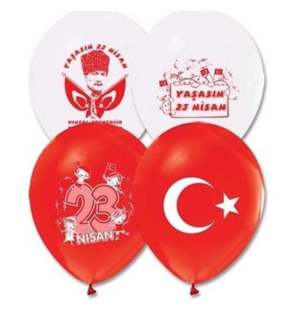 Party Marty 23 Nisan Baskılı Balon 100Lü - Image 1