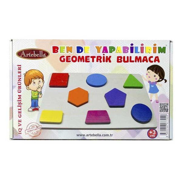 Artebella Iq Ve Gelişim Ürünleri Ahşap Geometrik Bulmaca - Image 1