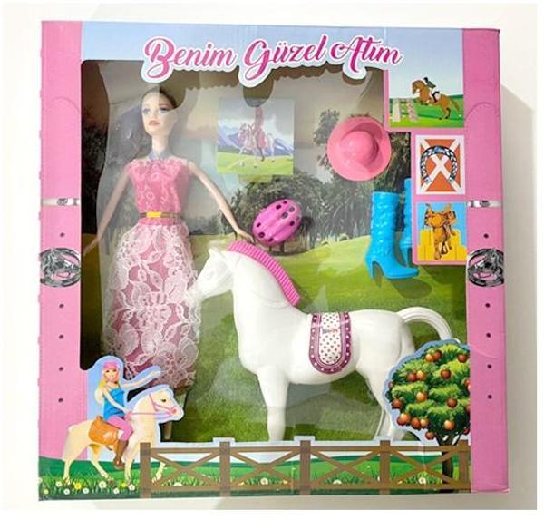 Nazar Toys Atlı Bebek Aksesuarlı Kutulu Atl-60 - Image 1