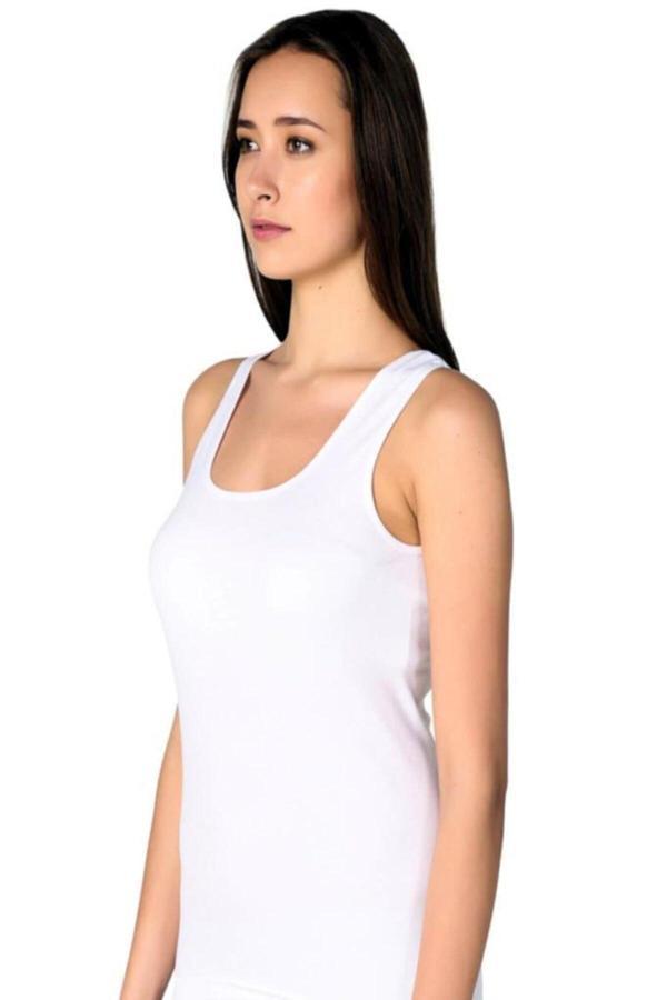 Seher 6'Lı Paket Ribana Kadın Atlet - Image 1