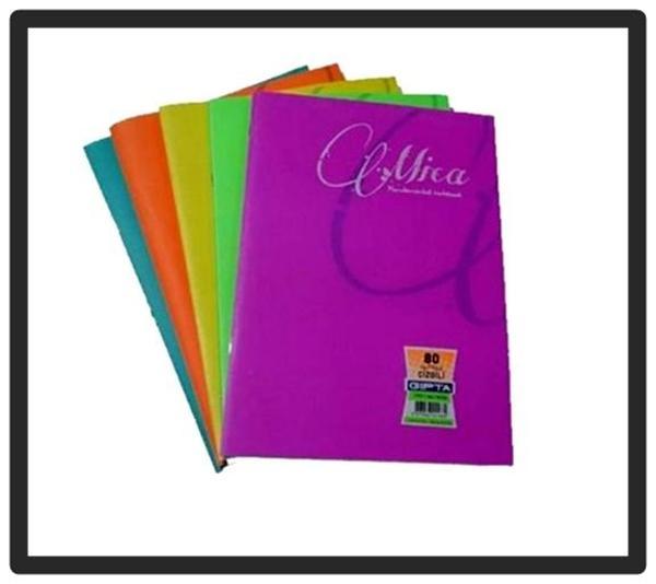 Gıpta Mica 60 Yaprak Pp A4 Çizgisiz Defter - Image 1