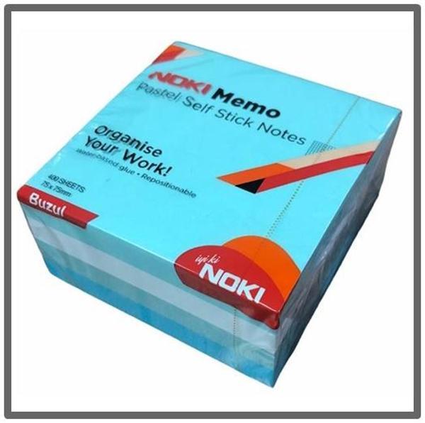 Noki Memo Buzul Küp Blok 75X75 Renkli 400 Yaprak - Image 1