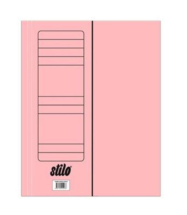 Stilo Pembe Yarım Kapak Dosya - 10 adet - Image 1