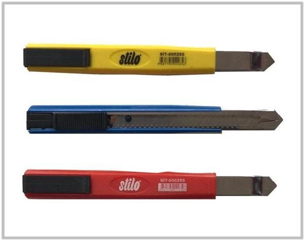 Stilo Maket Bıçağı Dar Plastik Gövde - 4 adet - Image 1