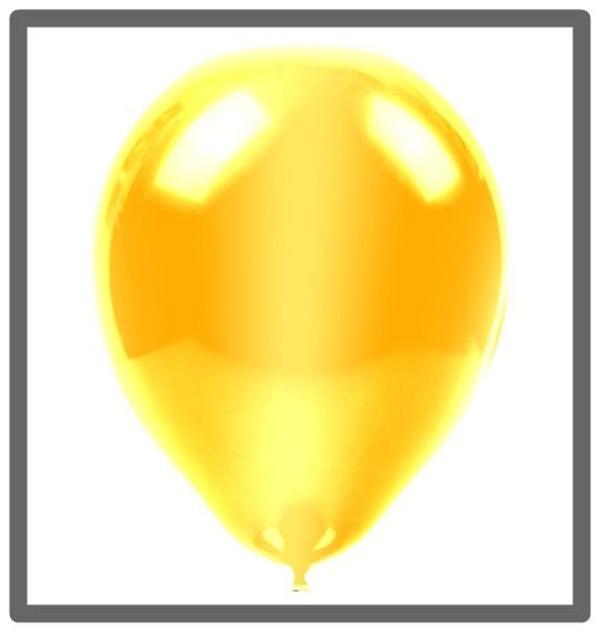 Metalik Balon Altın 100 adet - Image 1
