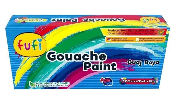 Fufi Guaj Boya Şişe 12Li 12x25ml - 3 paket - Image 1