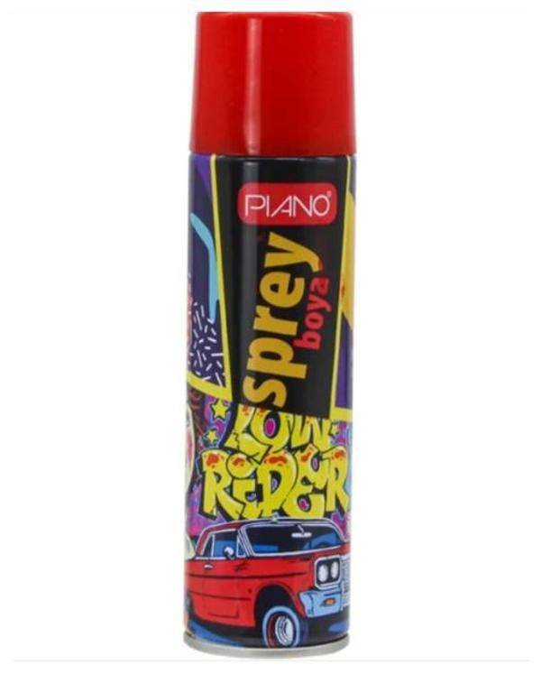 Piano Sprey Boya 200ml Kırmızı - Image 1