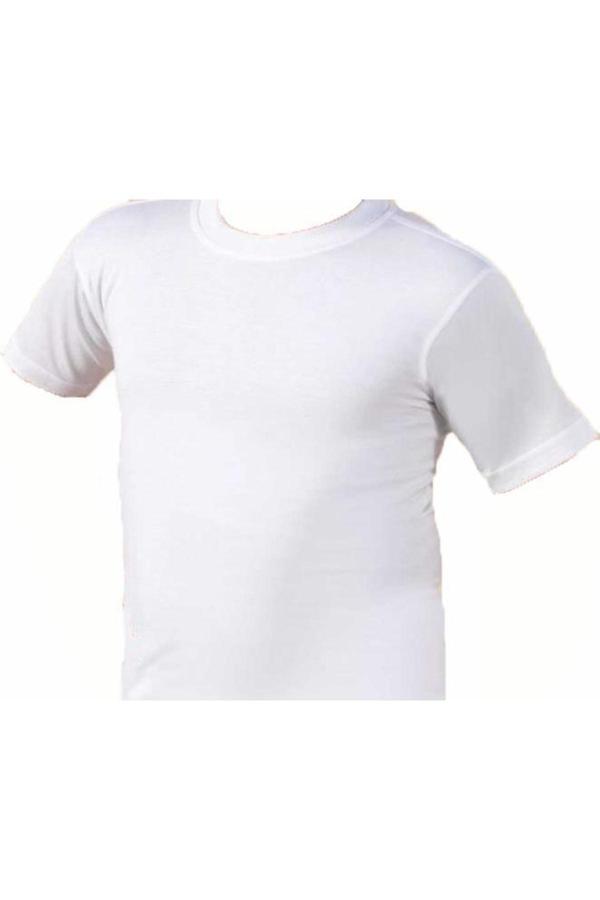 Şahinler 6 Lı Paket E003 Erkek Çocuk Kapalı Yaka Kısa Kol Atlet - Image 1
