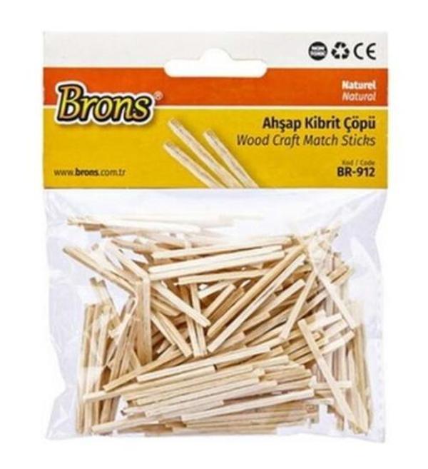 Brons Ahşap Kibrit Çöpü Renksiz Br-912 - 2 paket - Image 1