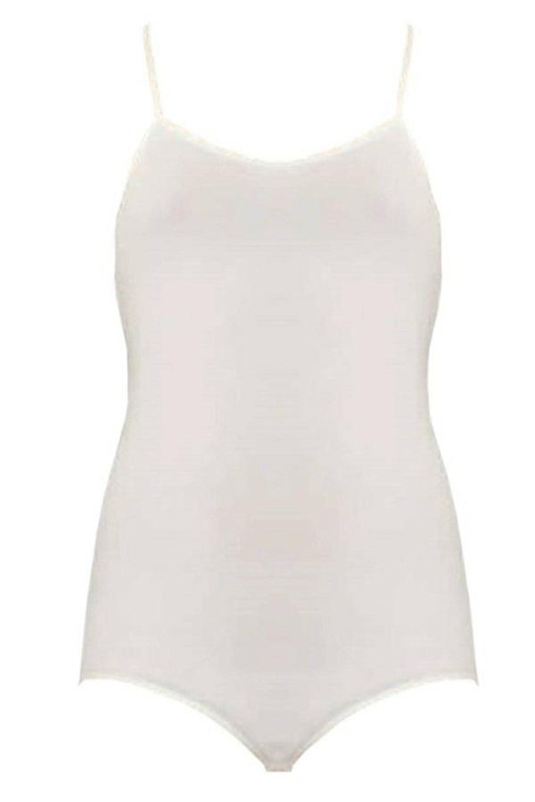 Namaldı 5 Adet Beyaz Renk Ip Askılı Çocuk Çıtçıtlı Badi - Image 1