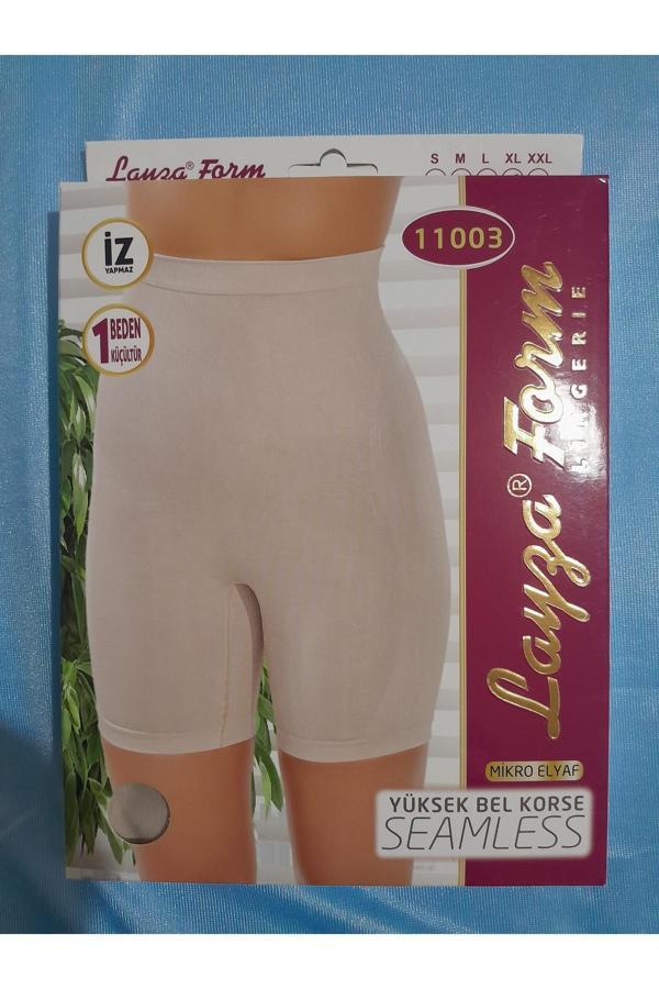 Layza Form 11003 Yüksel Bel Paçalı Korse Ten - Image 1