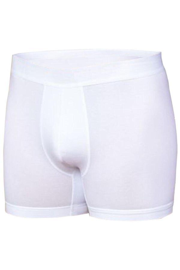 Tutku Beyaz Elastan Lıkralı Pamuklu 5'Li Paket Boxer 0114( Sbvg 0114) - Image 1