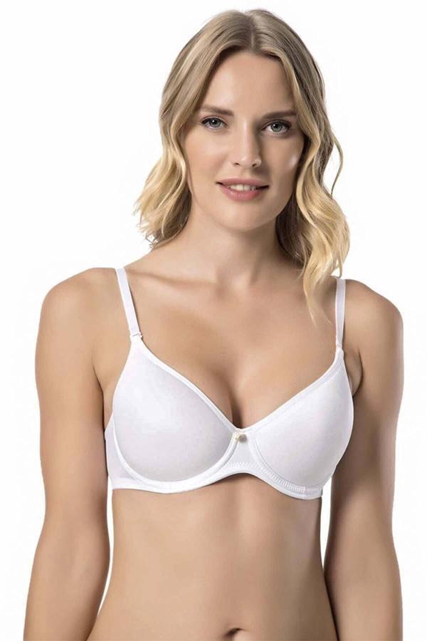 Le Jardin Elif Textile Kadın Beyaz Desteksiz Balenli Sütyen 9405 - Image 1