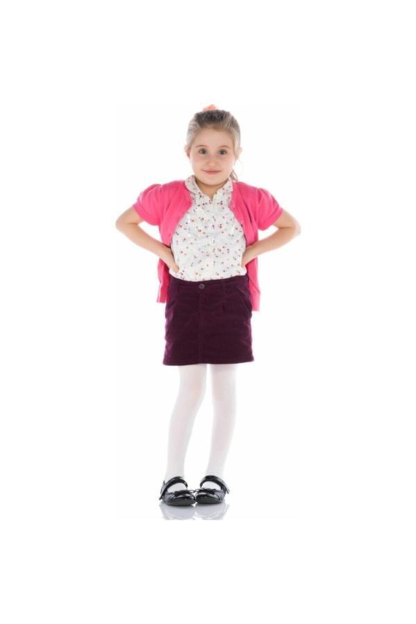 Penti Kız Çocuk 2'Li Micro 40 Kilotlu Beyaz Güney Çorap - Image 1