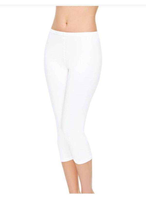 Tutku 2102 Modal Elastan Kapri Tayt Tekli - Image 1