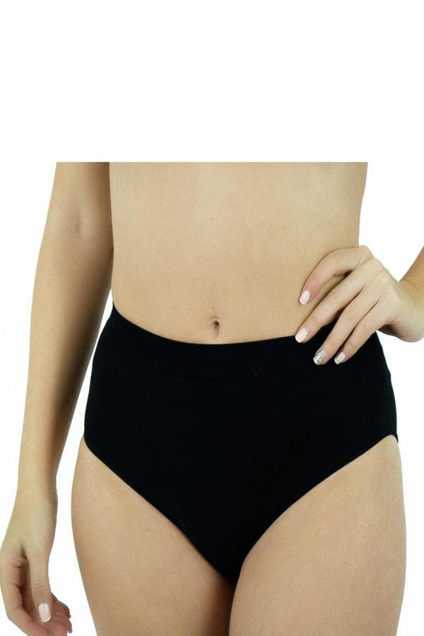 Seher Kadın Beyaz 12'Li Paket Seher Yıldızı Bato Külot %100 Pamuk - Image 1