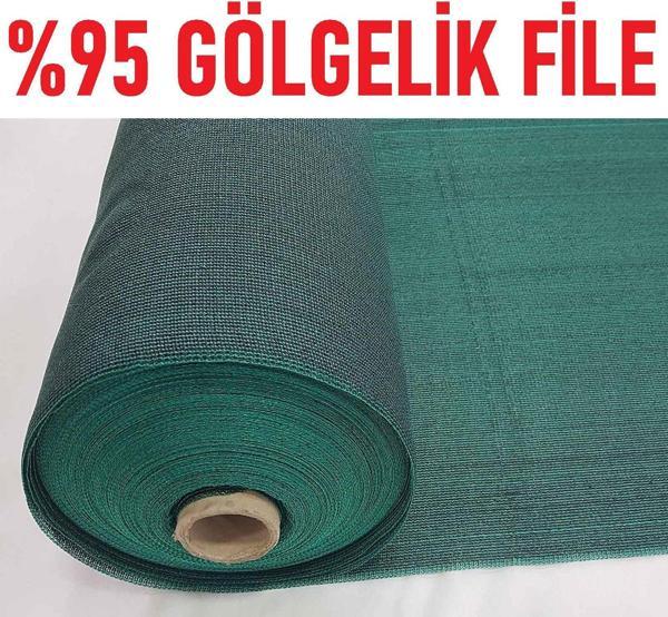 Abdioğulları %95 Gölgelik File 1m X 60m Bahçe Çit Örtüsü Meyve Ağacı Örtüsü  - Image 1