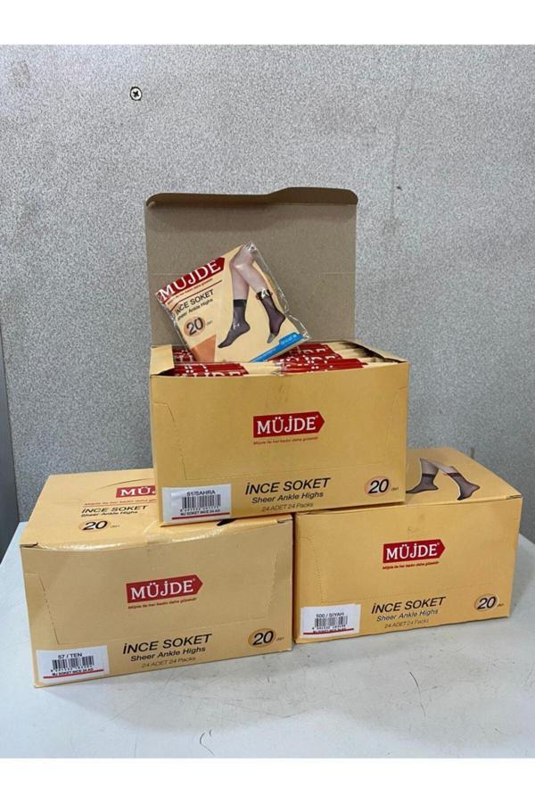 Müjde Ince Soket Çorap 24'Lü - Image 1