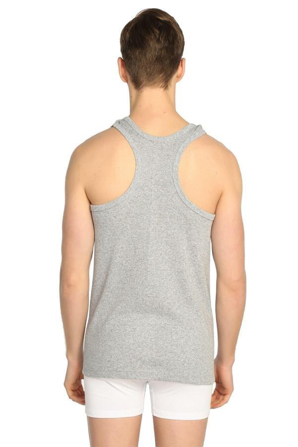 Seher Erkek Gri Renk Sporcu Atleti 3'Lü Paket 0058 - Image 1