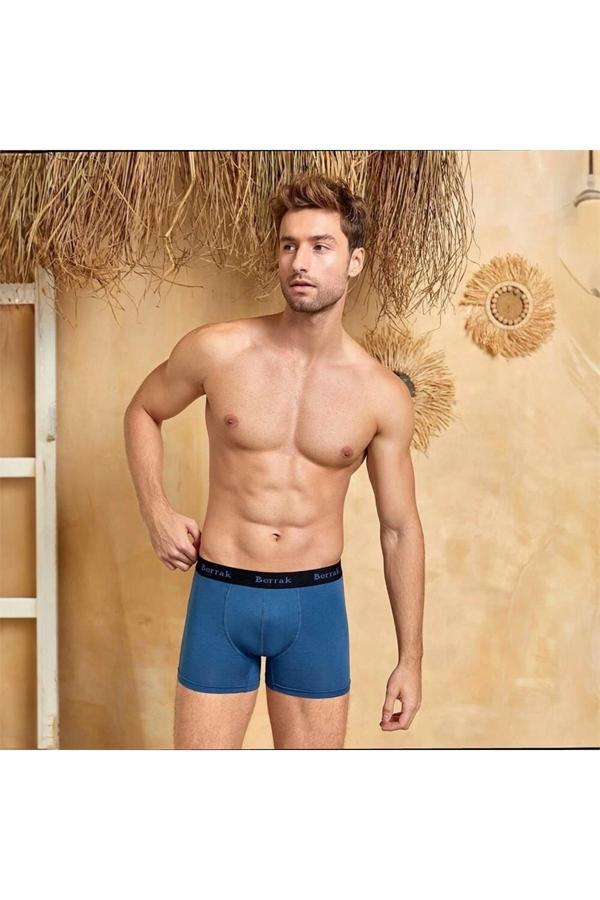 Berrak 4476 Modal Likralı Renkli Erkek Boxer Külot - Image 1