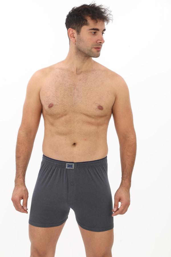 Tutku 6'Lı Erkek Penye Havlu Bel Boxer Karışık Renk - Image 1