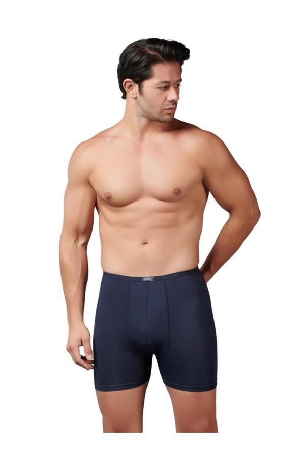 Gümüş 6 Adet Erkek Bambu İnce Bel Elastan Boxer 8007 - Image 1