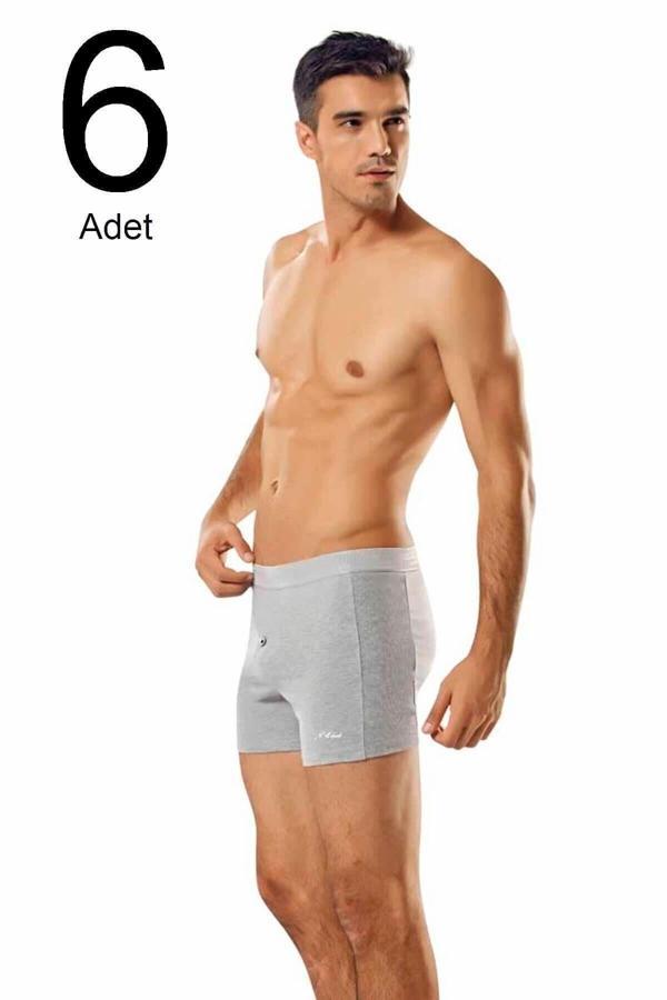 Namaldı 6'Lı Paket Düğmeli Erkek Boxer - Image 1
