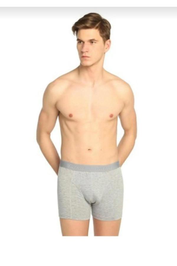 Tutku Erkek Elastan Likralı Boxer 3'Lü Paket - Image 1