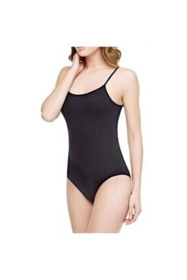 Seher 3'Lü Paket Ip Askılı Kadın Çıtçıtlı Body - Image 1