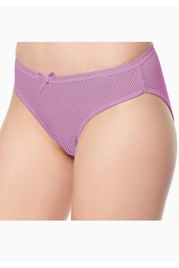 Tutku Küçük Puantiyeli Pembe Kadın Slip Külot Yeni Sezon (6 Adet Ekonomik Paket) - Image 1