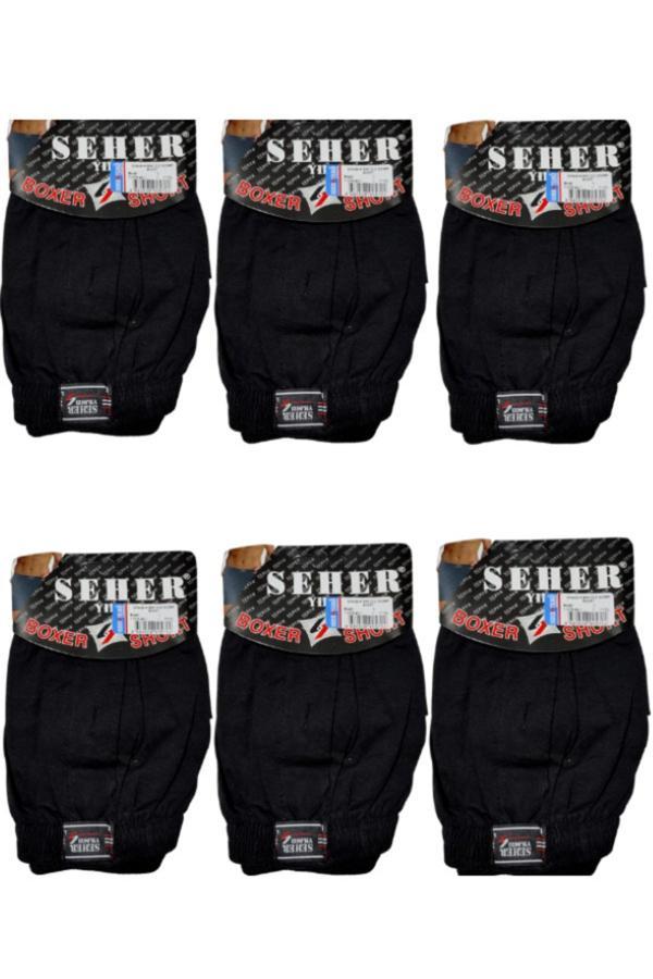 Seher 6'Li Erkek Penye Boxer - Image 1