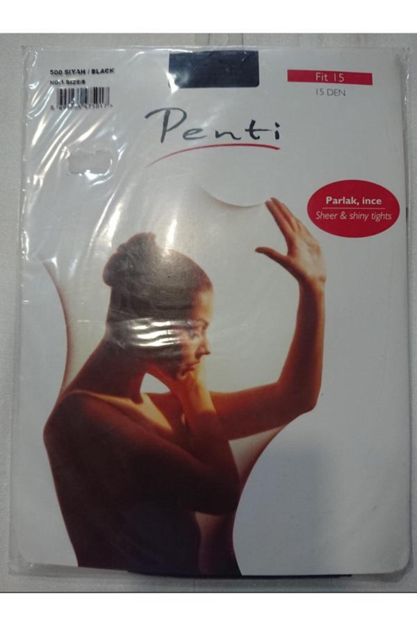 Penti Fit 15 Külotlu Çorap (2 Adet) Siyah Yeni Sezon - Image 1