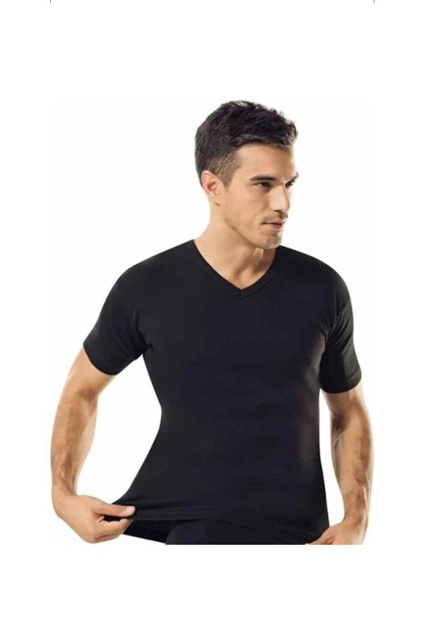 Tutku V Yaka Fanıla Siyah 1 Adet Fiyat - Image 1