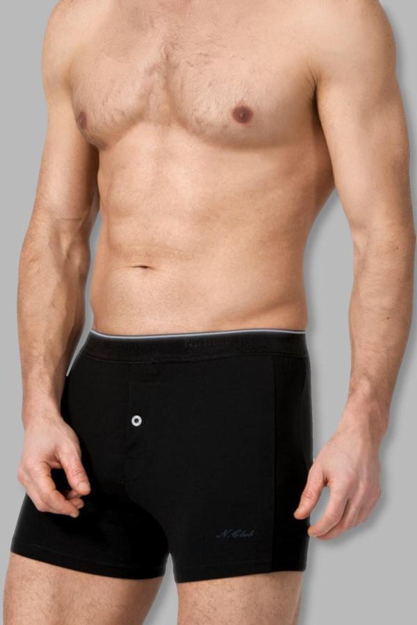 Namaldı Elastan Düğmeli Erkek Boxer 146 3'Lü Paket - Image 1