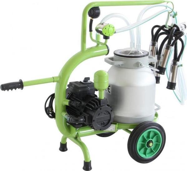 C20 Model Tek Sağım Alüminyum Güğüm Kuru Pompa Sağım Makinesi - Image 1