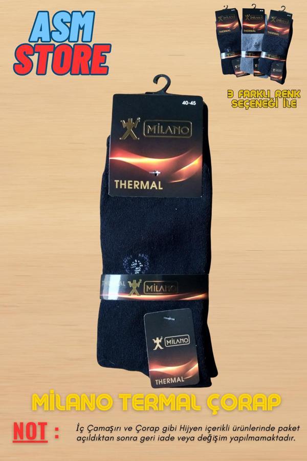 Milano Erkek Termal Çorap - Image 1