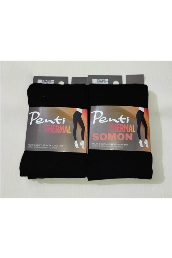 Penti Fleecy Opaque Warmıng Tıghts - Siyah İçi Polar Termal Tayt 2'Li - Image 1