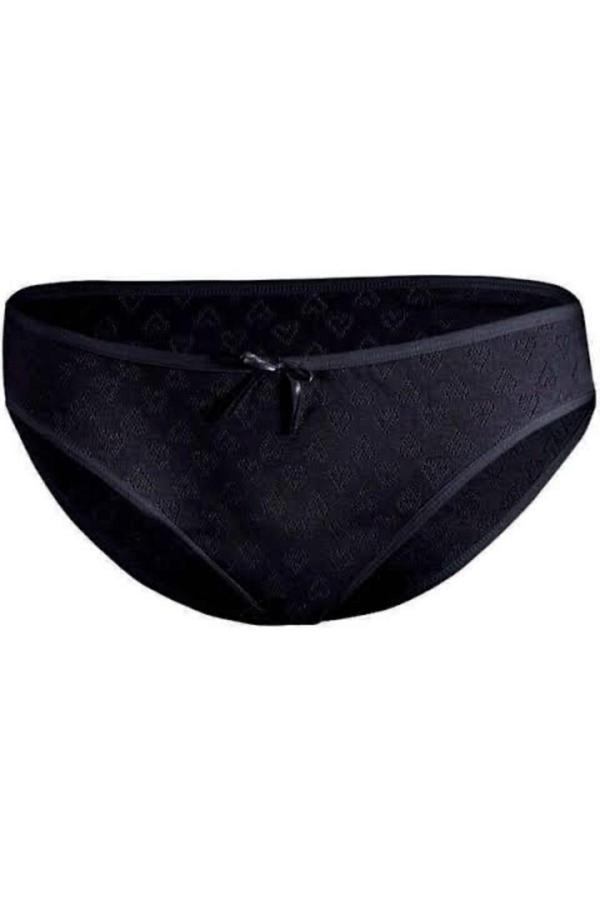 Özten Kadın Kalp Desenli Bikini Külot 6 Adet - Image 1