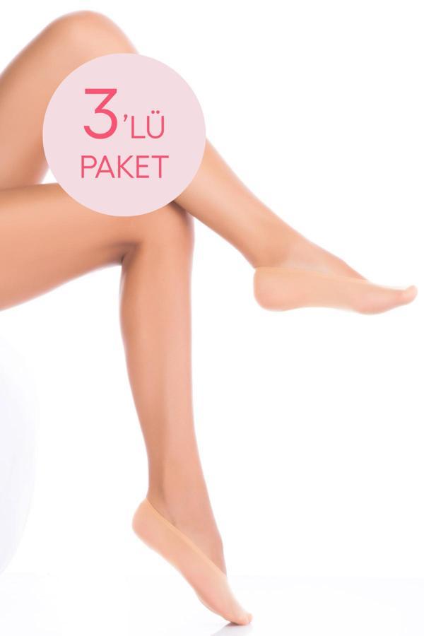 Penti Açık Ten Rengi Naylon Babet Çorabı - Image 1