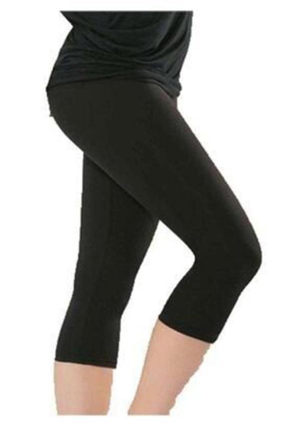 Kota Vic-Troy Siyah Likralı Kapri Kadın Tayt - Image 1