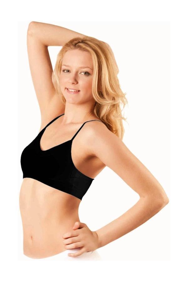 Elite Life Siyah Askılı Sünger Destekli Büstiyer 770 L/Xl - Image 1