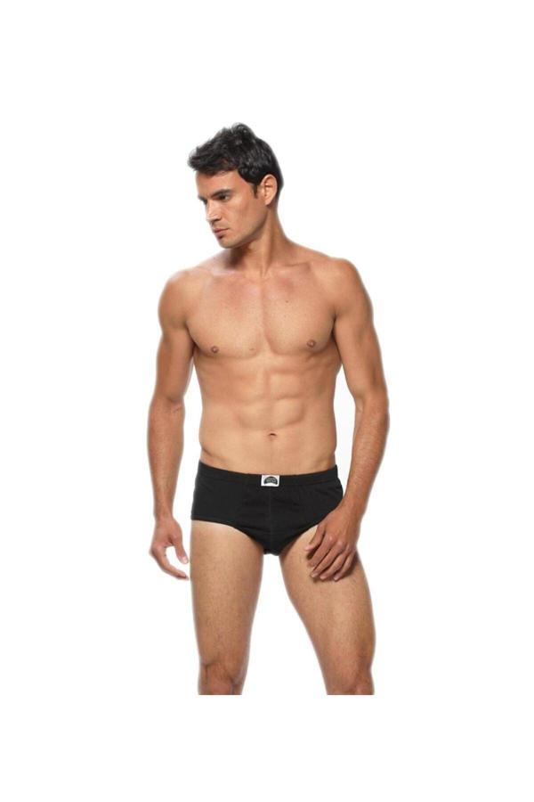 Gümüş 12 Adet Siyah Renk Slip Külot - Image 1