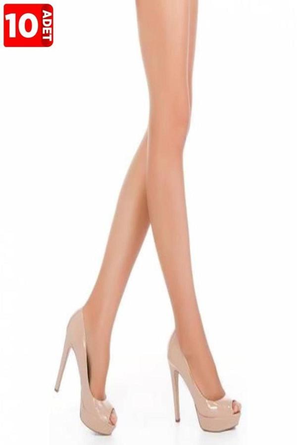 Müjde 10'Lu Paket İnce Külotlu 20 Den Çorap - Image 1