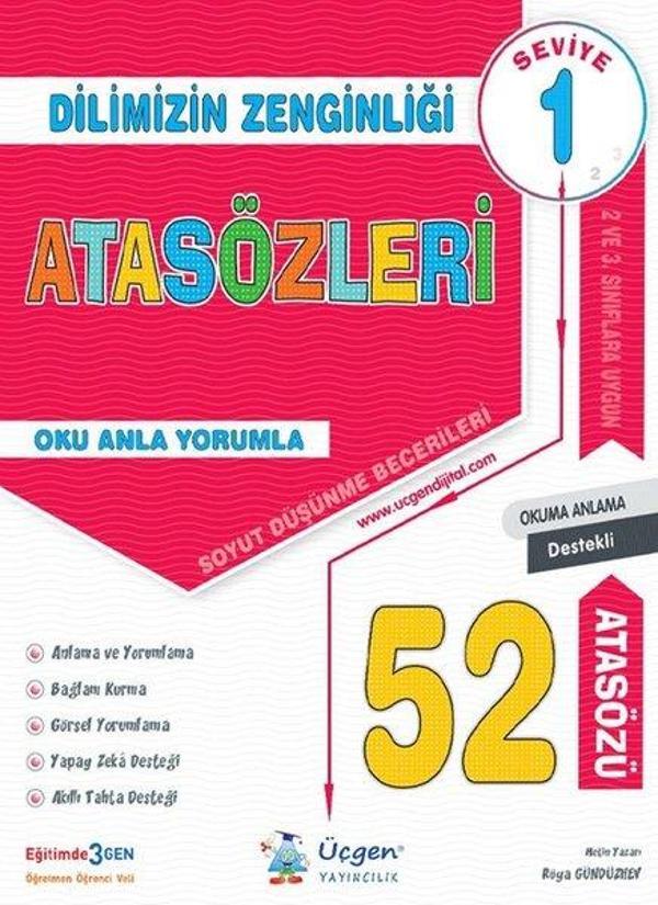 Dilimizin Zenginliği 1. Seviye - Atasözleri - Üçgen Yayıncılık - Image 1