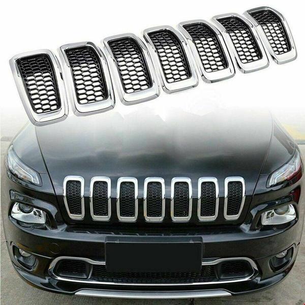 Jeep Cherokee Ön Panjur Bakla Takımı (7 Parça) 2015 Sonrası Uyumlu - Image 1