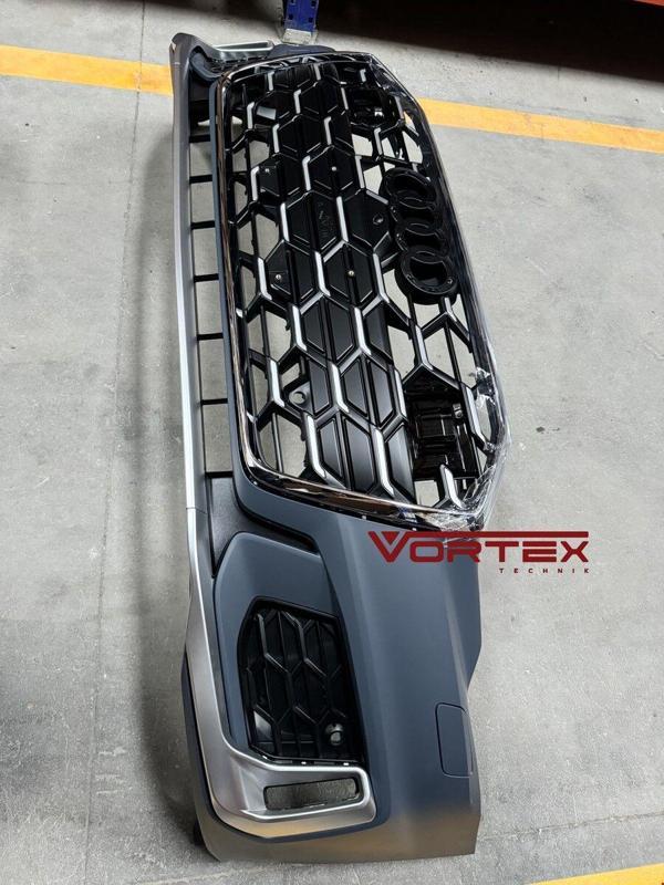 Audi A6 Ön Tampon Set S-line (Krom Panjur) 2023 Sonrası Uyumlu - Image 1